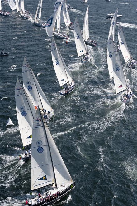 Rounding the mark - New York Yacht Club Invitational Cup ©  Rolex/ Kurt Arrigo http://www.regattanews.com